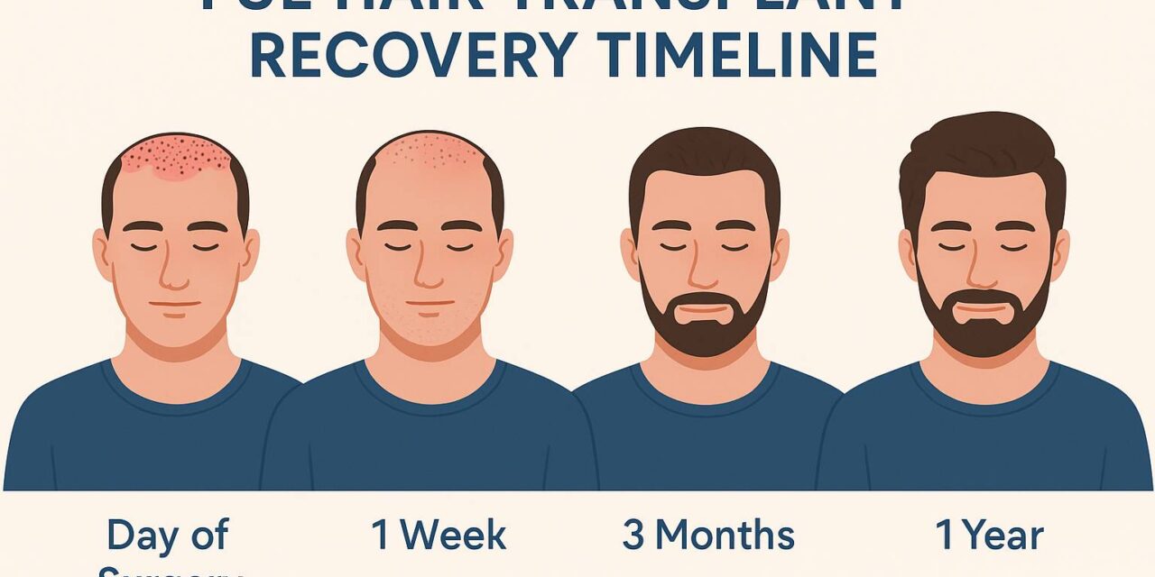 From Surgery to Full Growth: The FUE Hair Transplant Recovery Timeline and What to Expect
