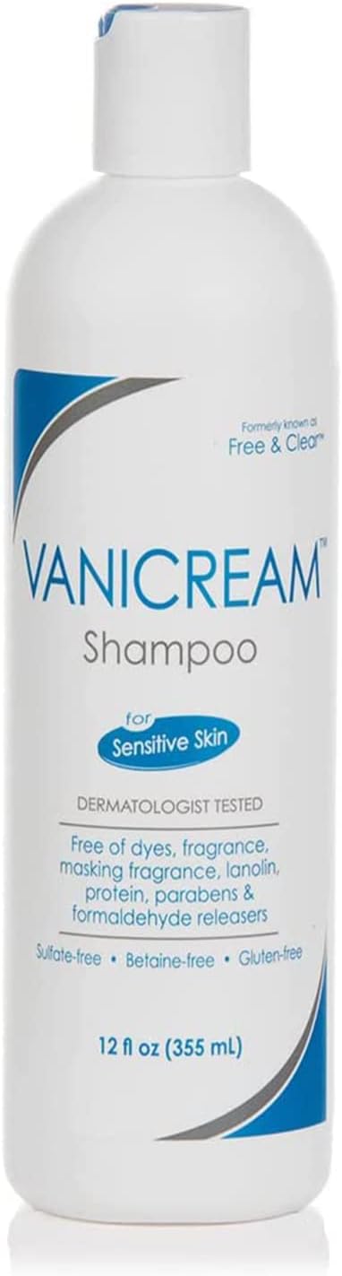 Vanicream Free & Clear Hair Shampoo for Sensitive 