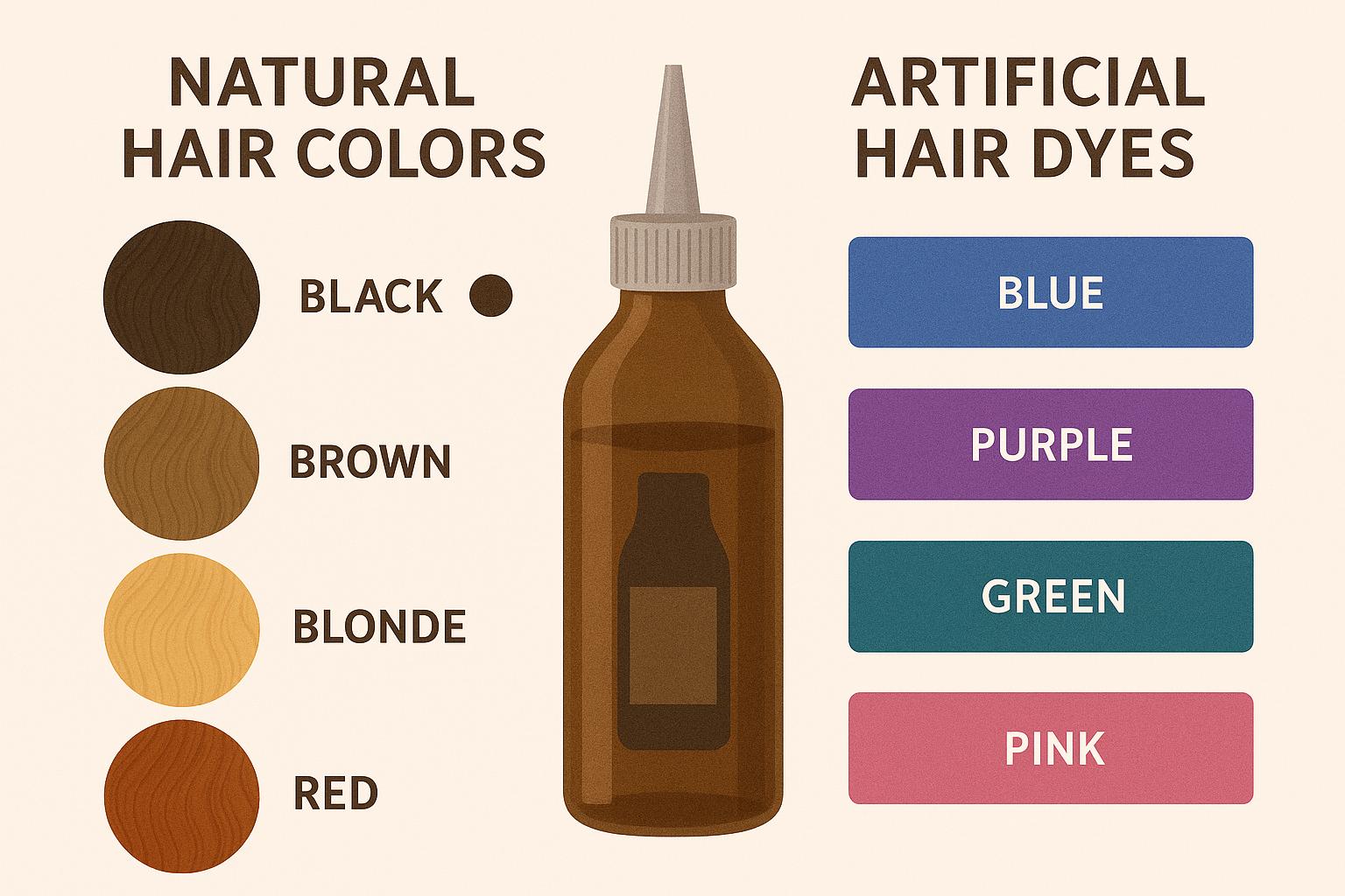 Hair color types